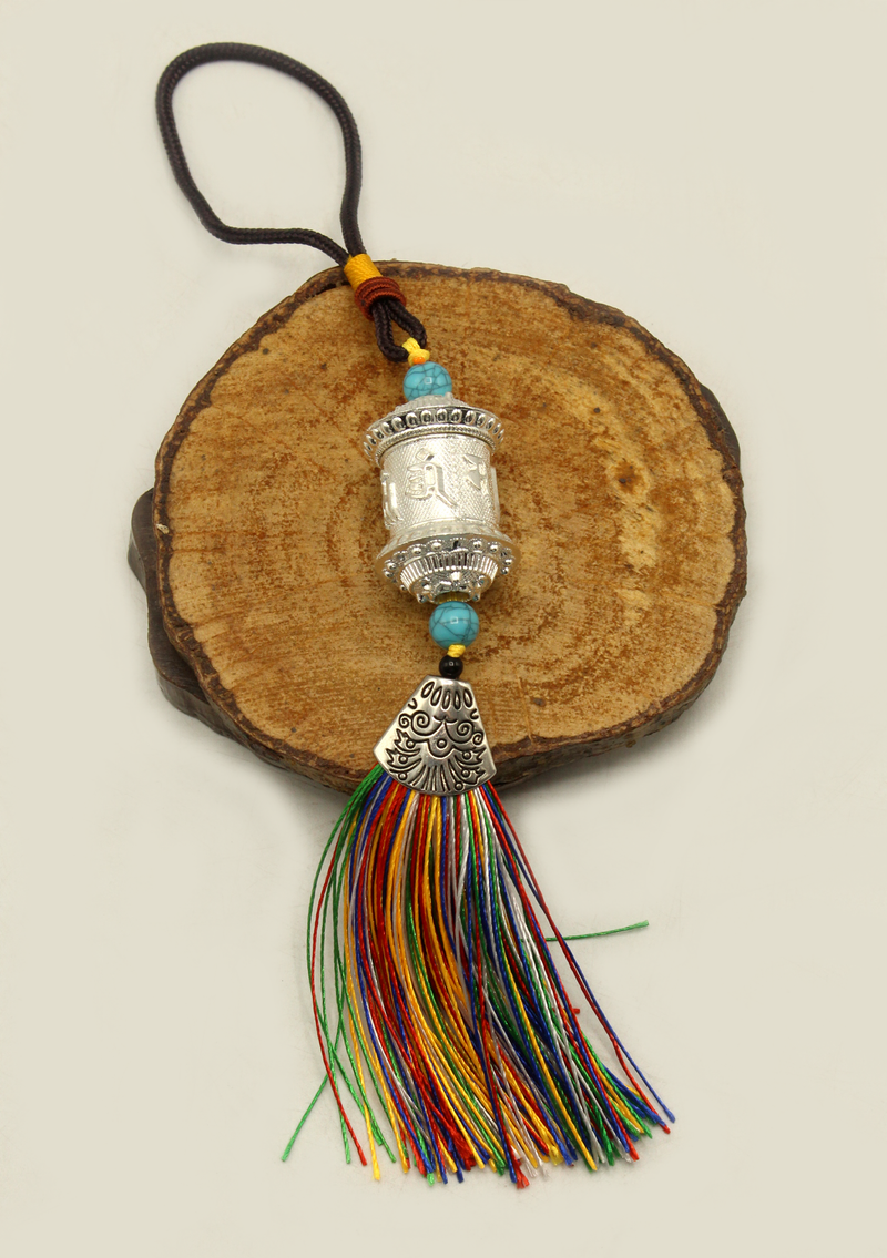 Tibetan Prayer Wheel Car Hanging
