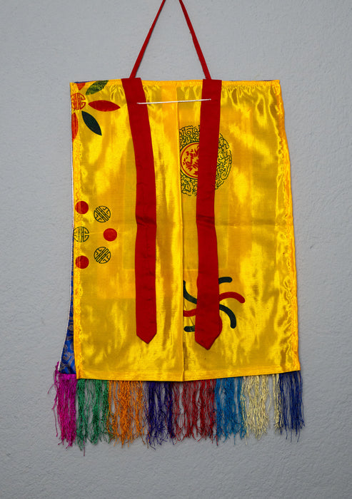 Tara Embroidered Silk Brocade Fabric Thangka