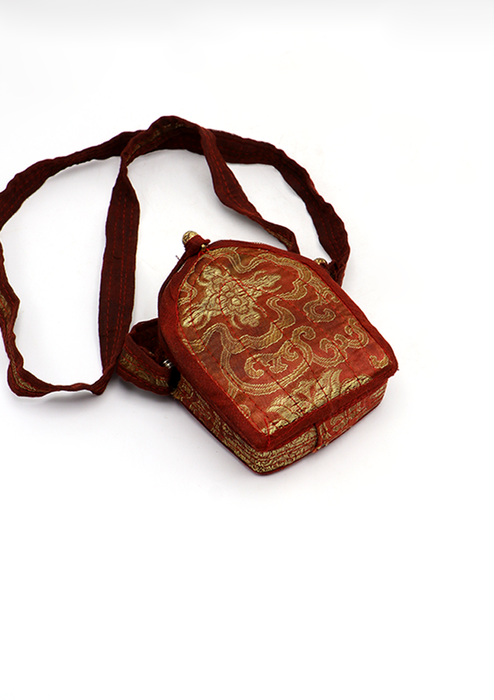 Hand Carved White Metal Shakyamuni Ghau Pendant