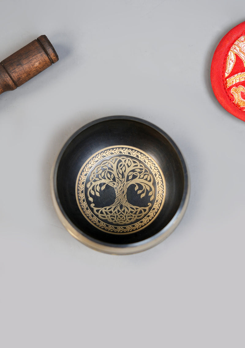 Tibetan Tree of Life Singing Bowl