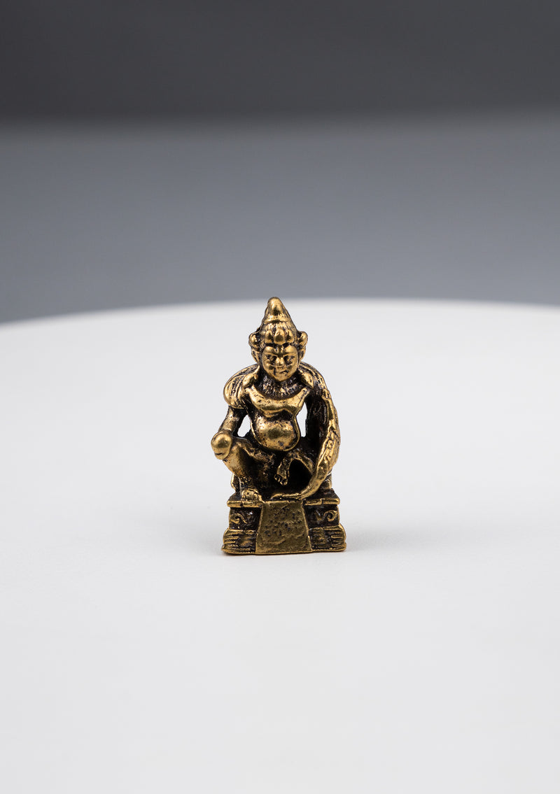 Brass Mini Buddhist Deities Statue 1"