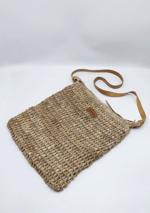 "JHOLI" Hemp Crossbody Bag with lining