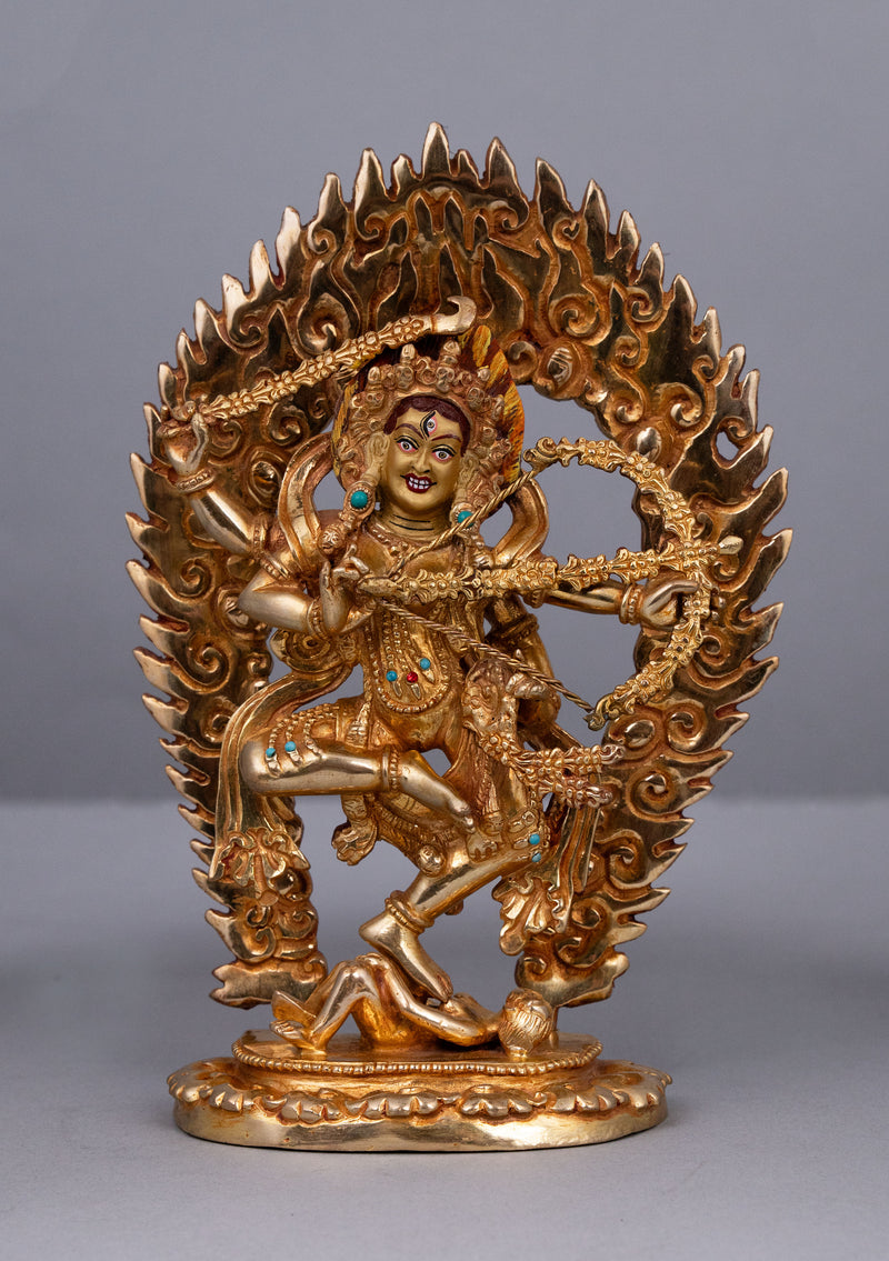 Fully Gold Plated Kurukulla Statue