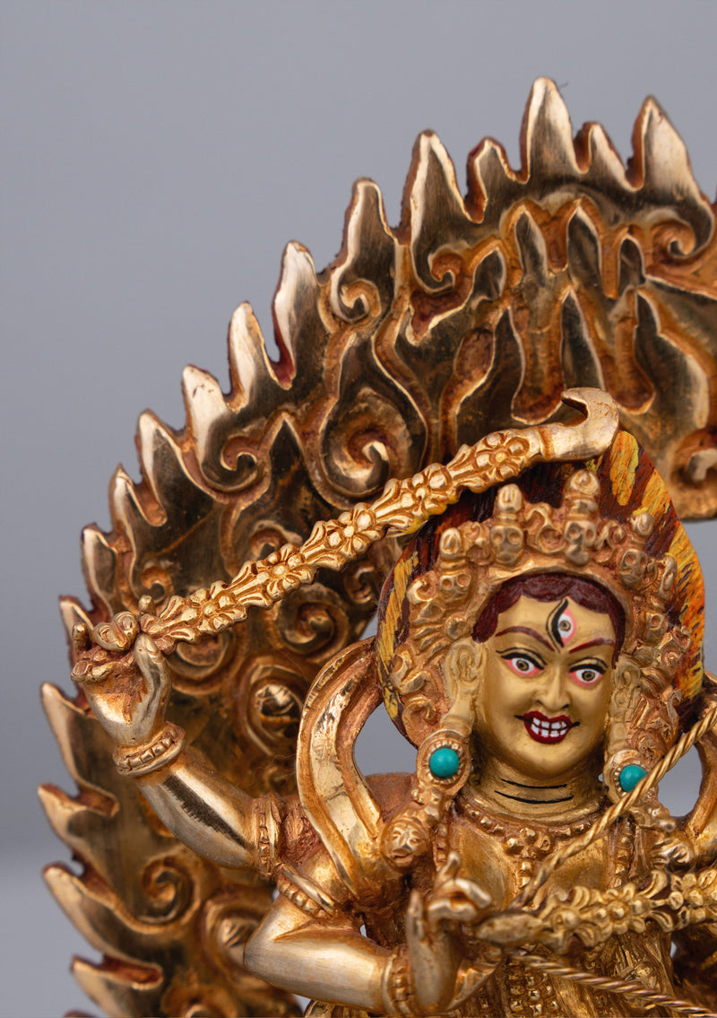 Fully Gold Plated Kurukulla Statue