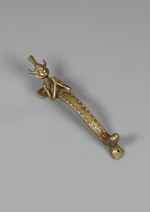 Brass Tribal Art Door Handle