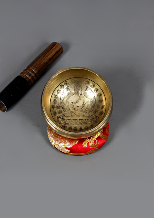 Amitabha Buddha Singing Bowl 3" D