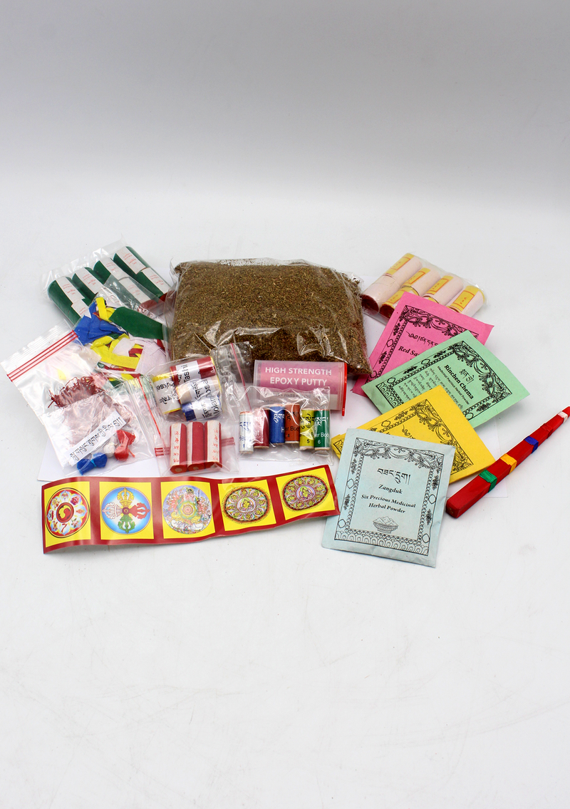 Mantra and religious holy substances for filling of Buddhist statues - Chenrezig 8" H