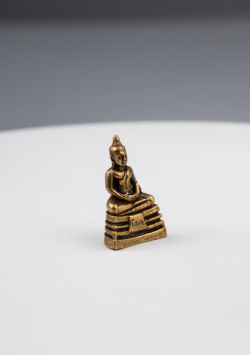 Brass Mini Buddhist Deities Statue 1"