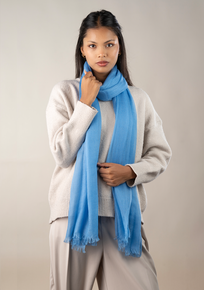 Premium 100% Cashmere Pashmina Shawl - Marina