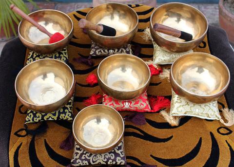 Seven Chakra Tuned Singing Bowls