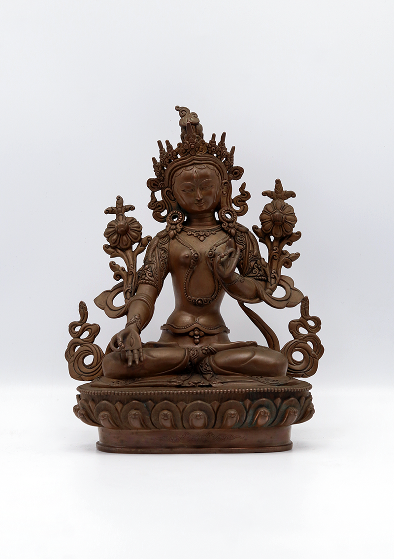 Masterpiece  White Tara Newar Art  Statue