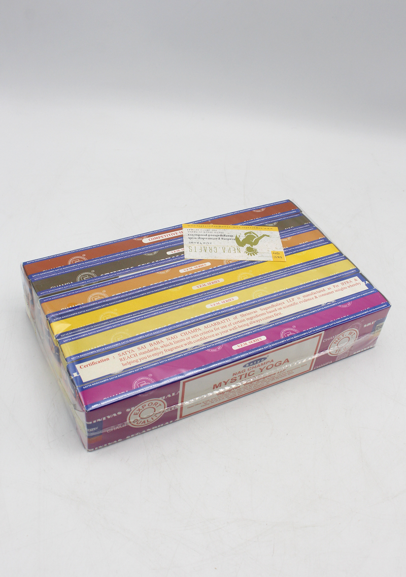 Nag Champa Satya Yoga Healing Incense Set Pack of 7, 15 gm each