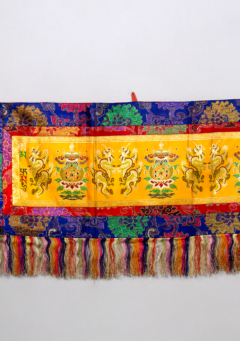 Tibetan Dragon Brocade Wall Hanging