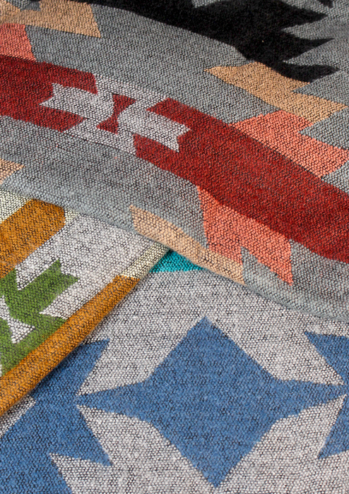 Handloomed Himalayan Geometric Motif Pattern Shawl