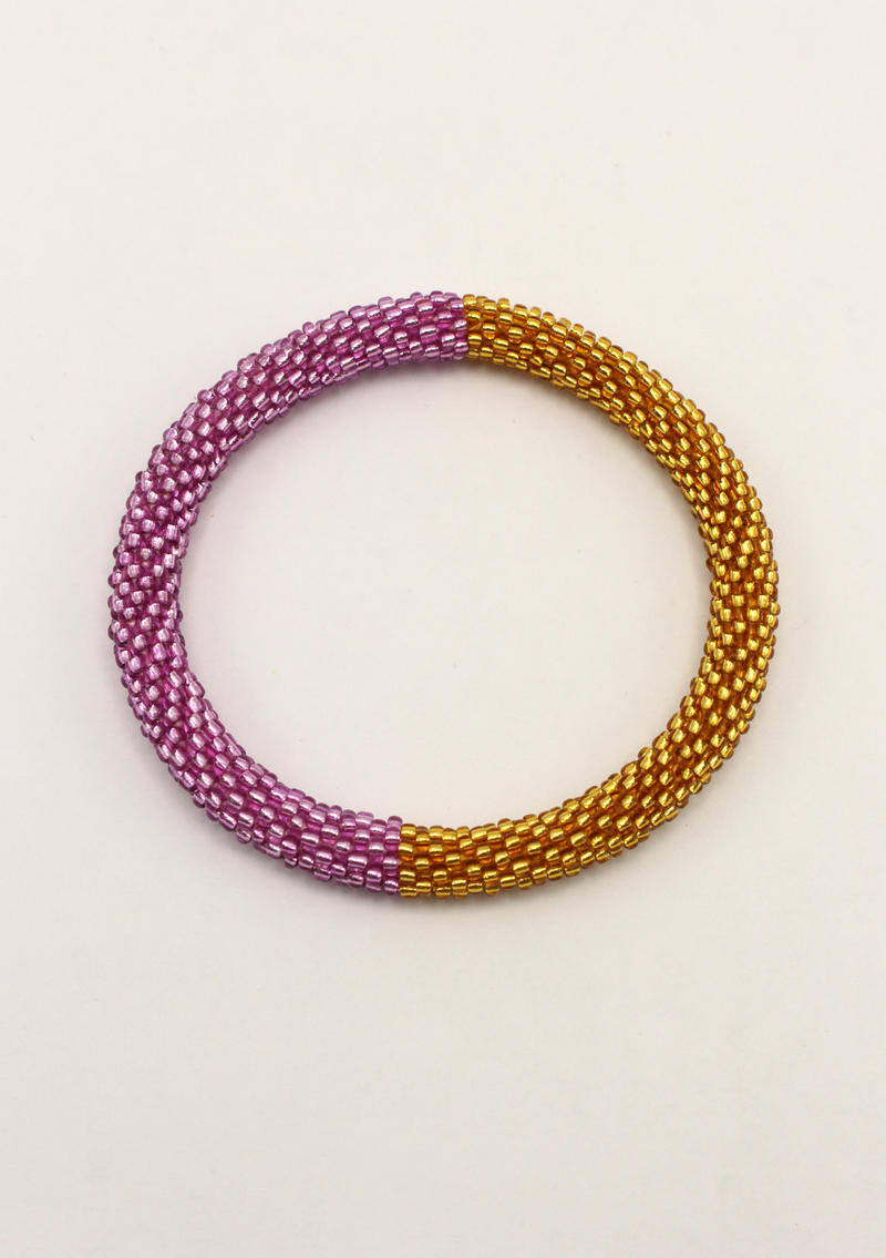 Pure Golden  Roll on  Beads Bracelet