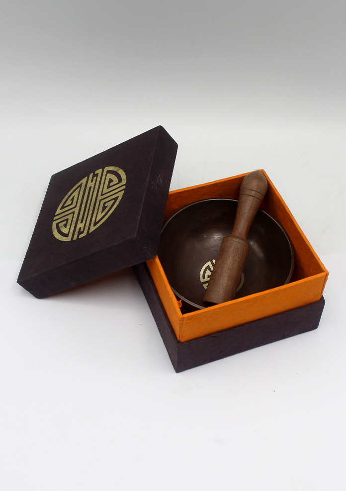 Longevity Tibetan Singing Bowl  For Well-Being- Gift Box
