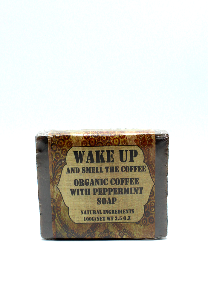 Organic Coffee with Peppermint Herbal Soap