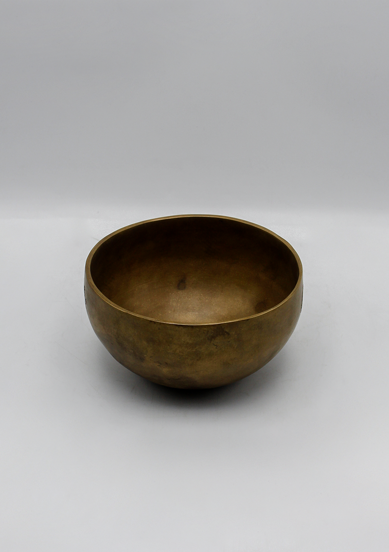 Full Moon Singing Bowl Brocade Travel Bag  6"