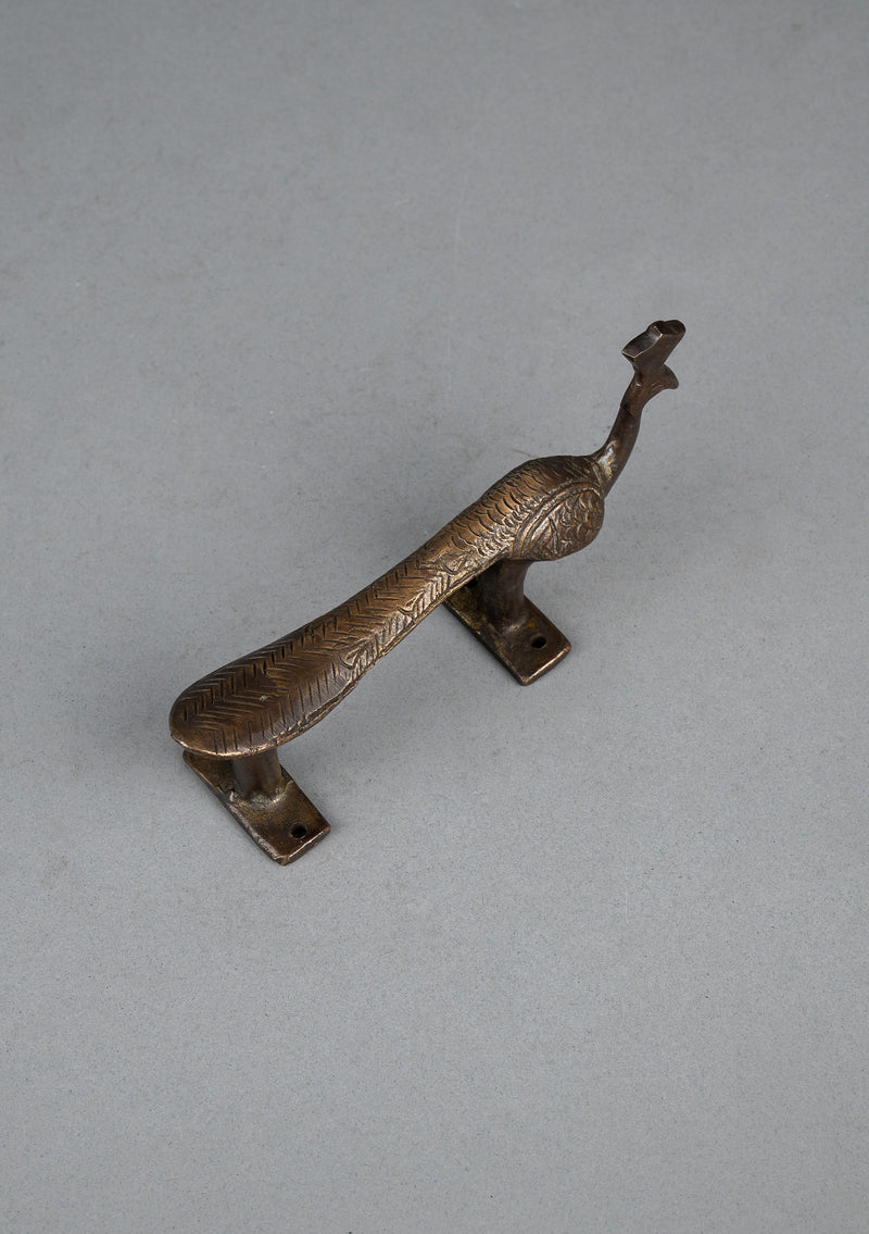 Brass Peacock Design Door Handle