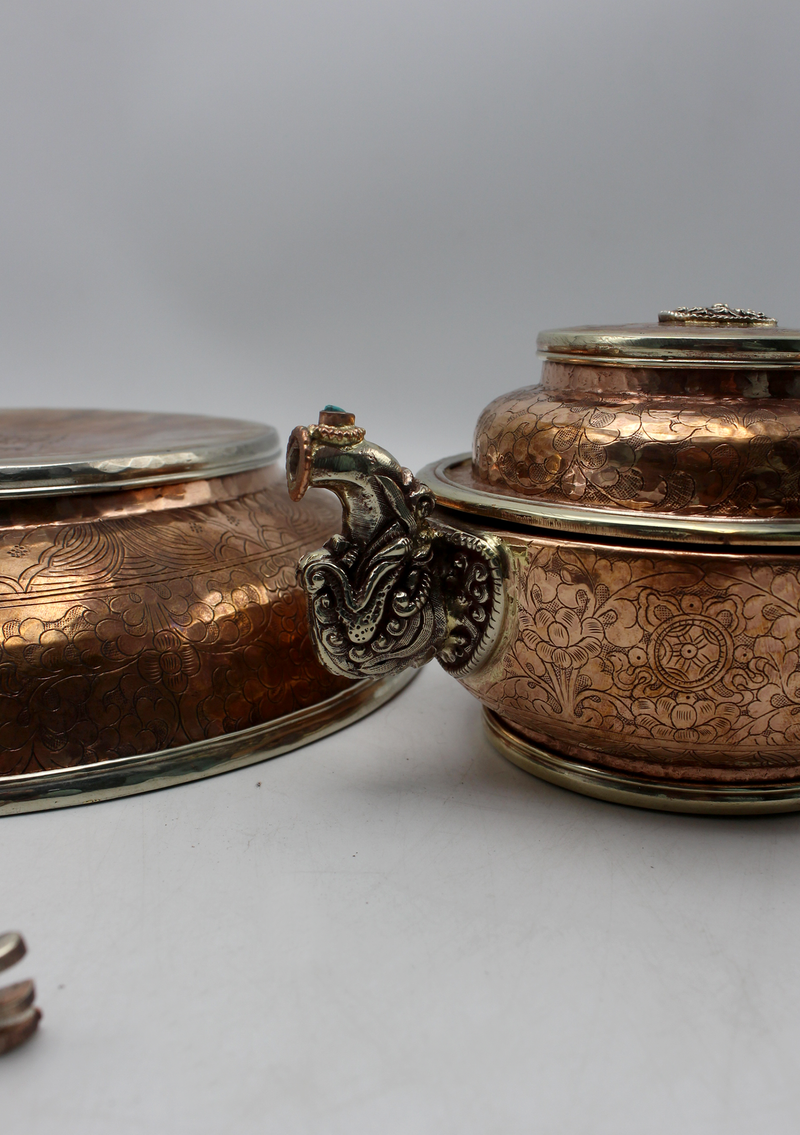 High Quality Jambala Water Offering Copper Set (Chutor)