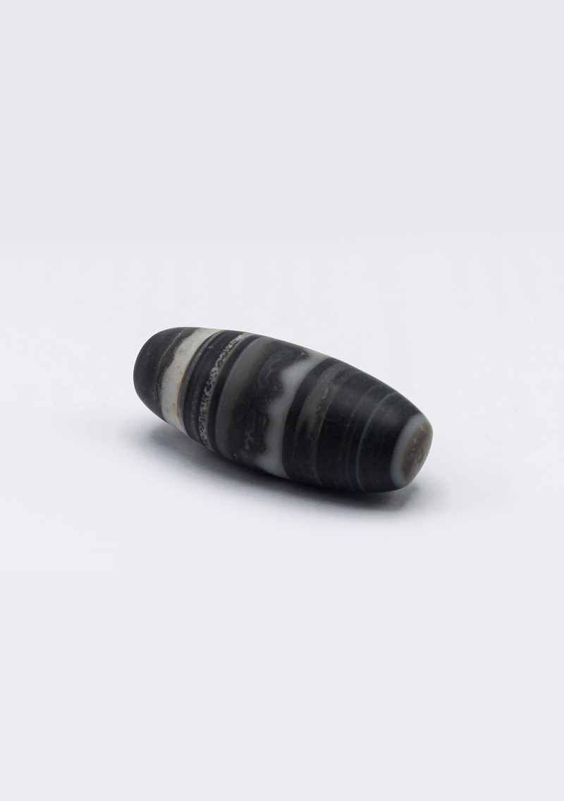 Striped Tibetan Dzi Bead
