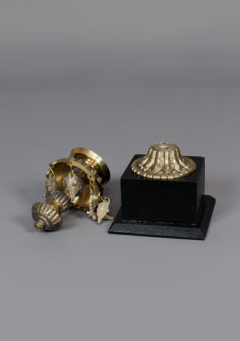Small Nepali Ritual Panas ( Brass Oil Lamp)