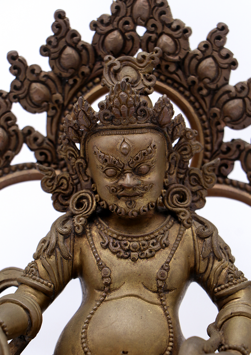 Masterarts  Kubera  God of Wealth Bronze   Statue 7"H