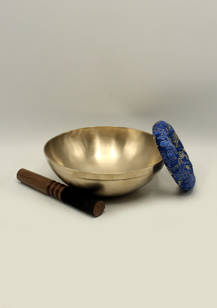 Zen  Meditation Flat  Singing Bowl 6.6"