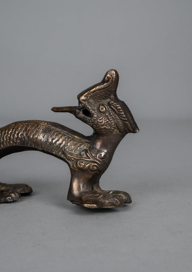 Brass Dragon Traditional Door Handle