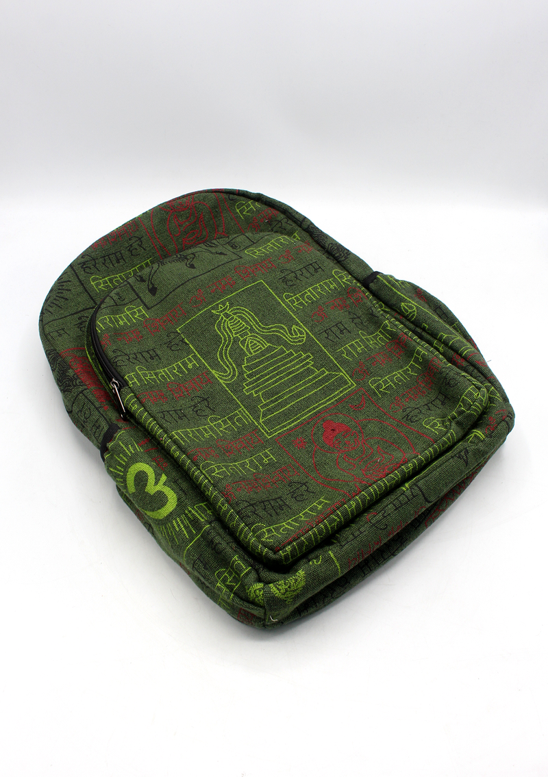 Sita Ram Windhorse Stupa Print Rucksack