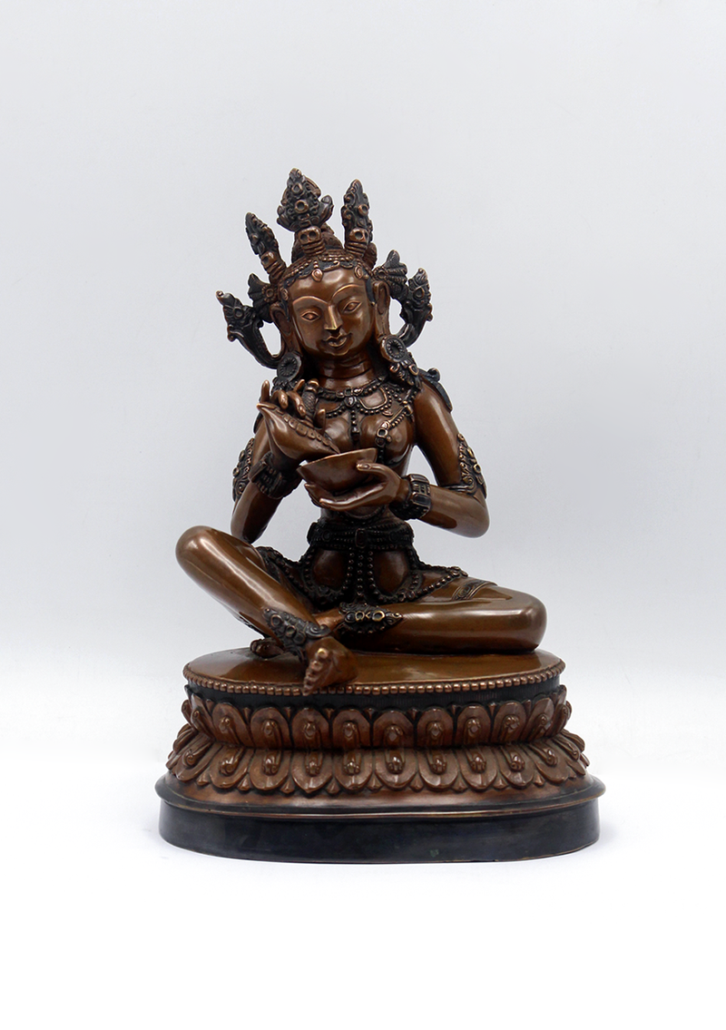 Masterpiece Copper Vajrayogini Statue – 8” | Handcrafted in Nepal