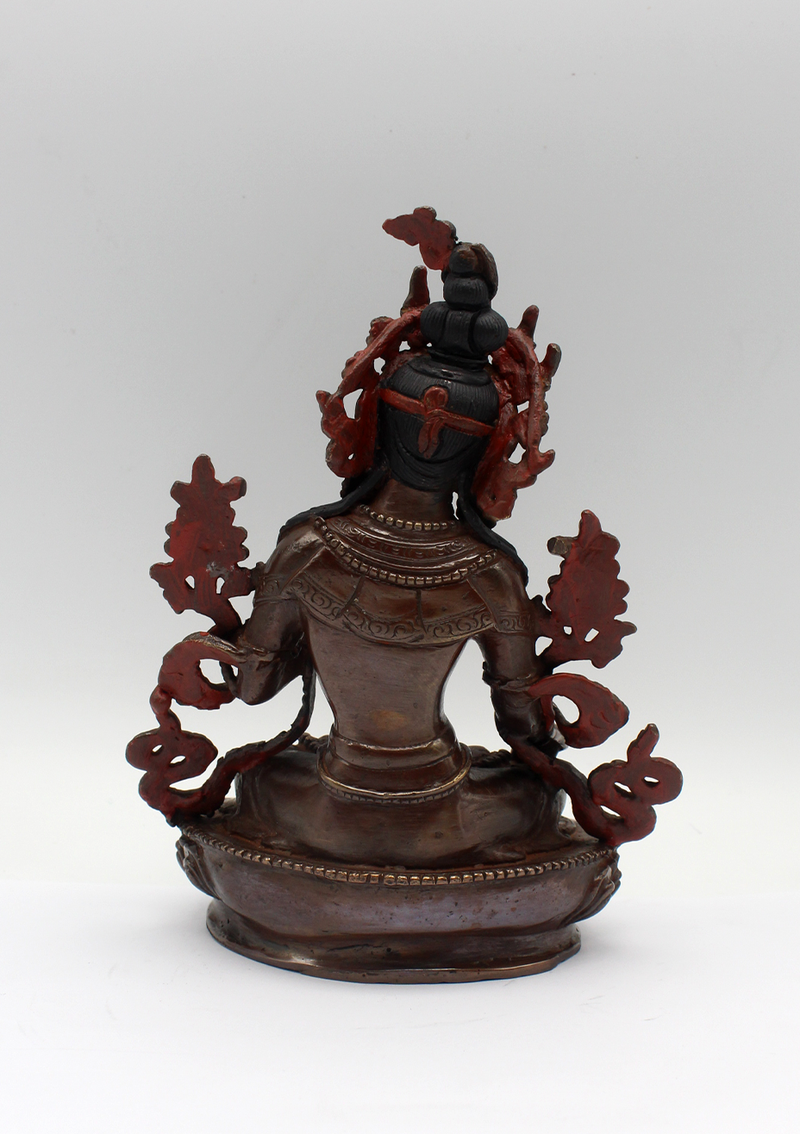 Copper White Tara Statue 6" H