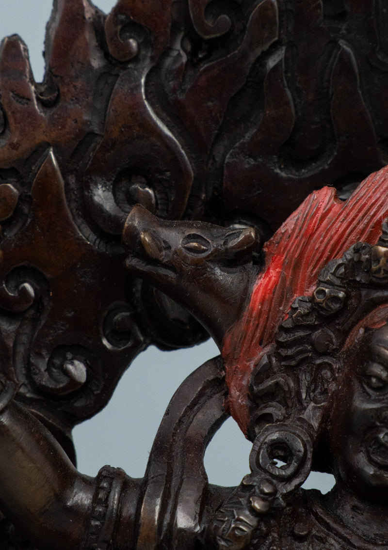 Copper Oxidized Vajrabarahi Statue