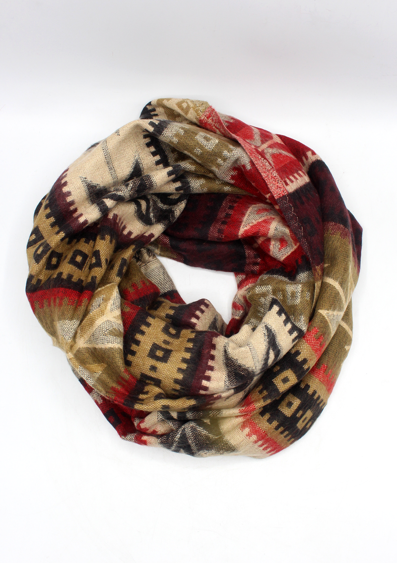 Hand loomed Red Black Stripe Woolen Shawl - Pooja