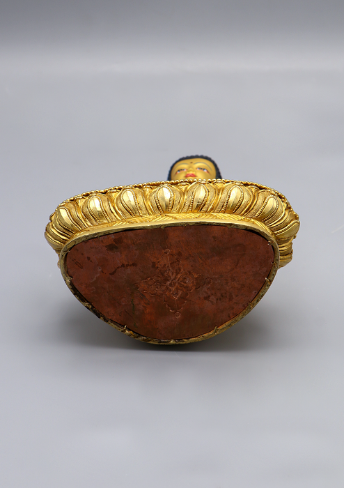 Fully Gold Plated Shakyamuni Buddha Statue 8"H