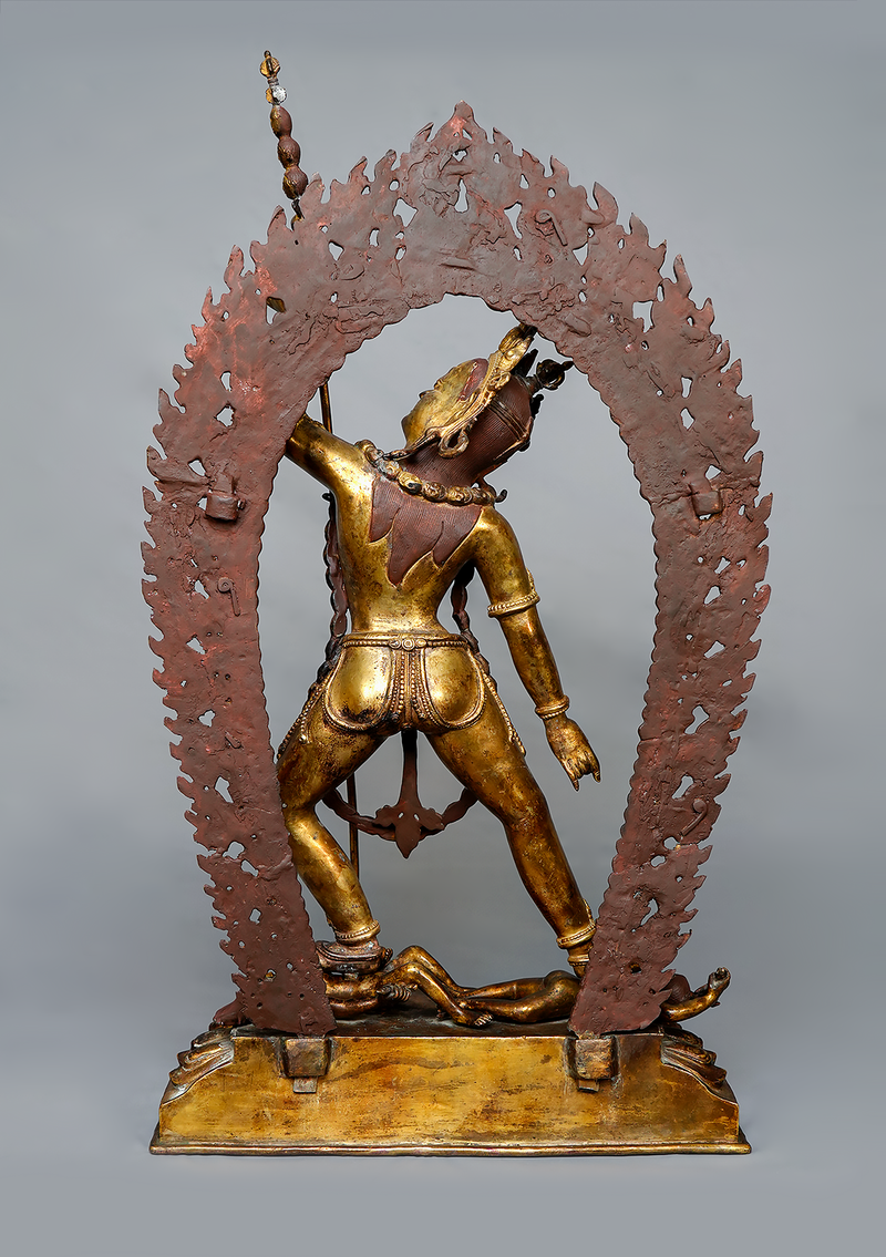 Antique Style Vajrayogini Statue – 2 Ft Handmade Tibetan Buddhist Sculpture