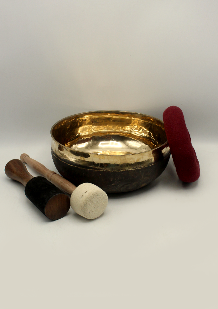 Tibetan Ultabati  Sound Healing Singing Bowl 10"