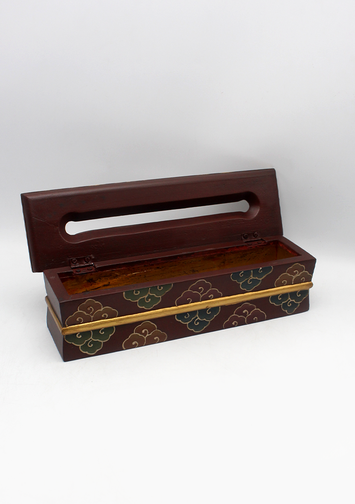 Sky Cloud  Tibetan Wooden  Incense Burner