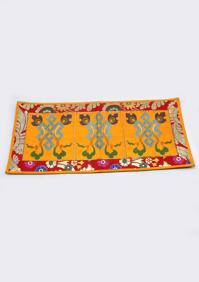 Eternal Knot Altar Cloth with Brocade