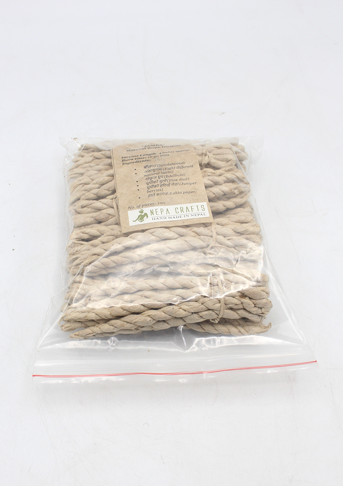 Jamba Natural Rope Incense 100 Sticks