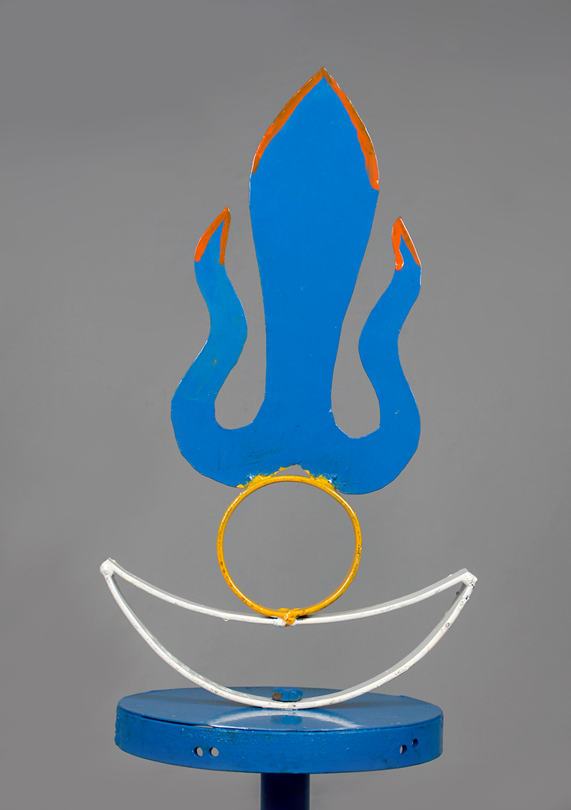 Vertical Prayer Flags Trishul Top
