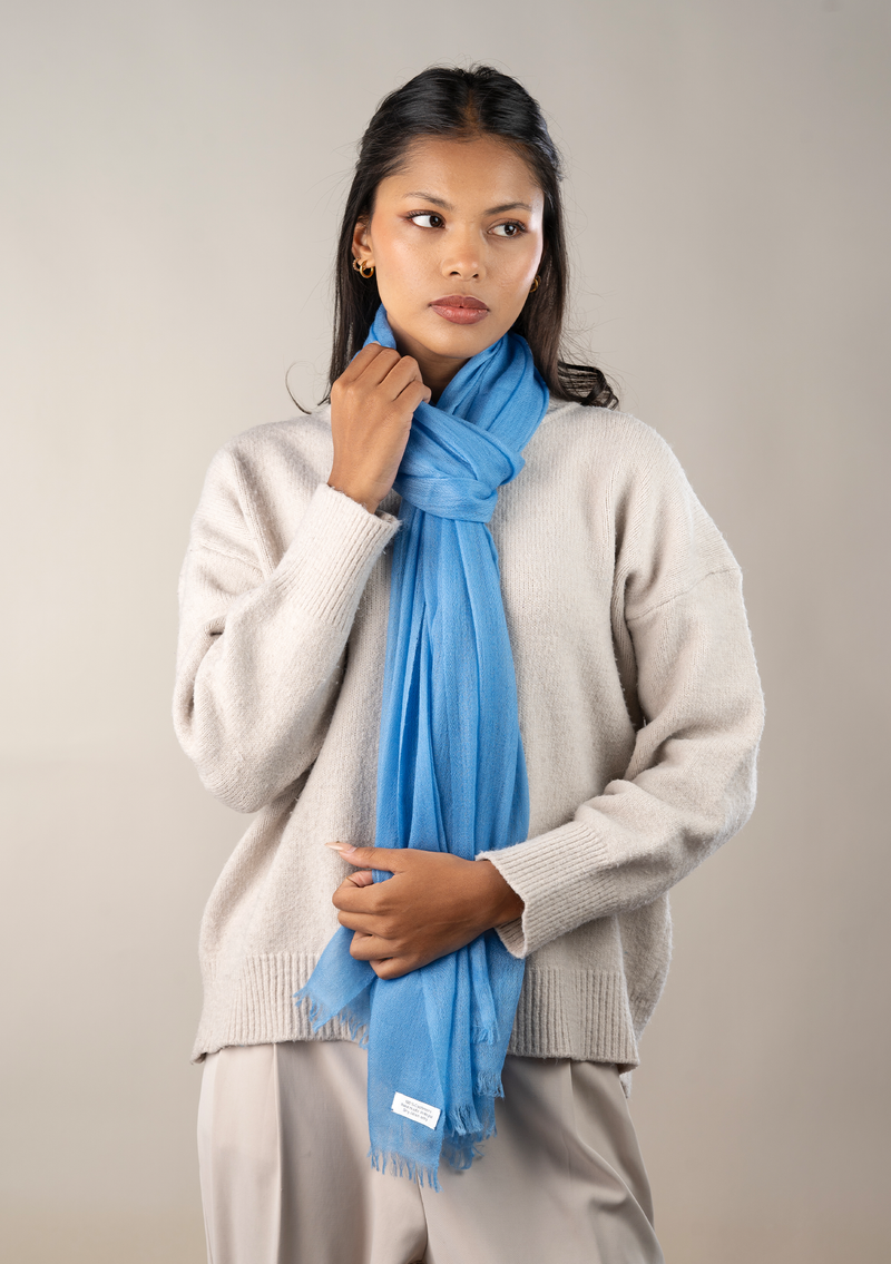 Premium 100% Cashmere Pashmina Shawl - Marina