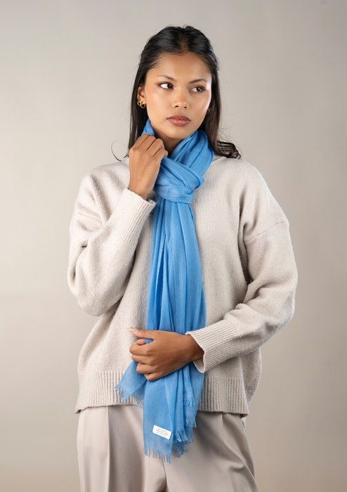 Premium 100% Cashmere Pashmina Shawl - Marina