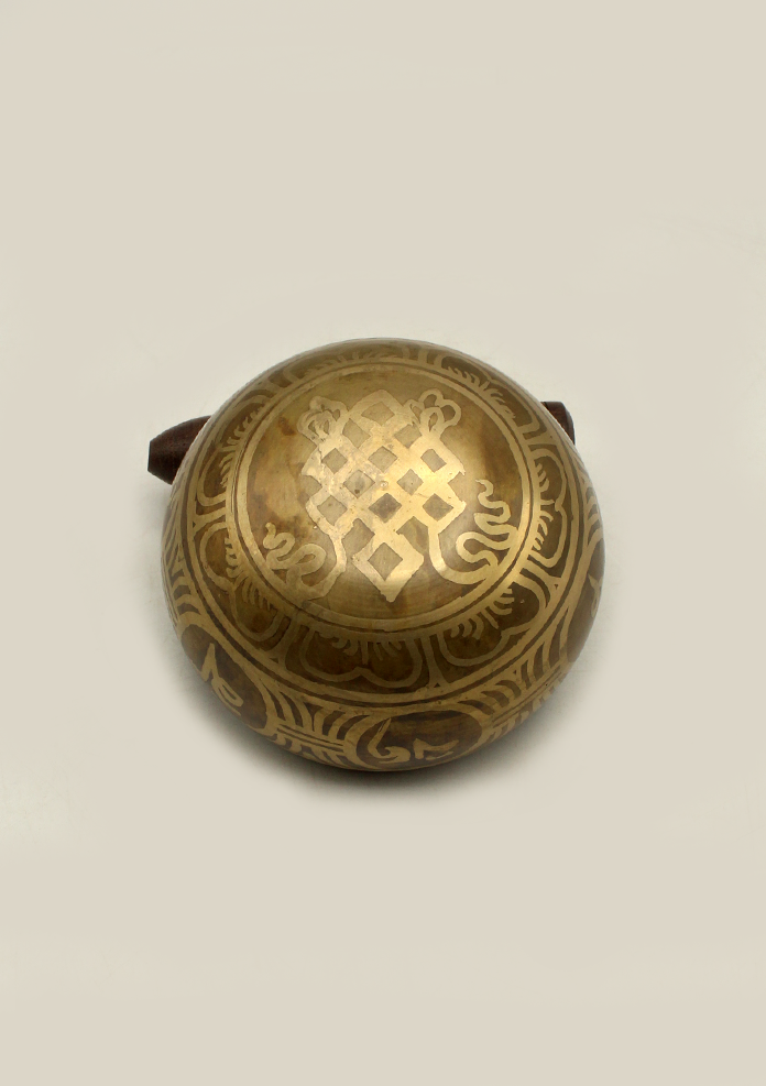 Tibetan Om Handmade Singing Bowl