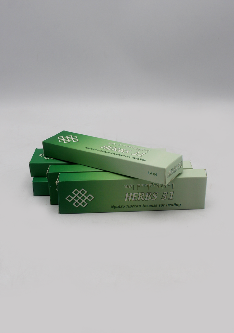 Herbs 31 NgalSo Tibetan Incense for Healing- Set of 5