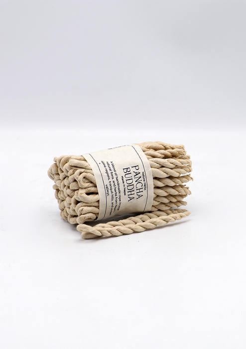 Handcrafted Artisanal Pancha Buddha Nepali Rope Incense