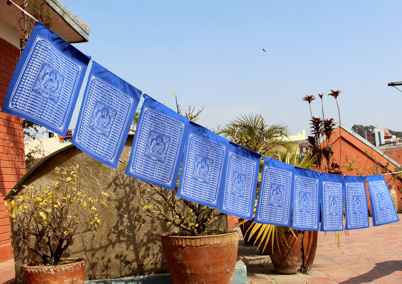 Medicine Buddha  Tibetan  Healing Prayer Flags