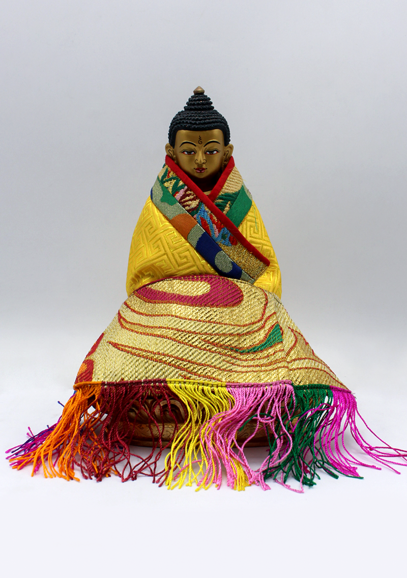 Buddha Statue Brocade Cover Cloth