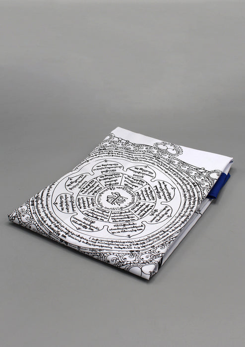 Tibetan Elephant Mandala Printed Cotton Banner Prayer Flags