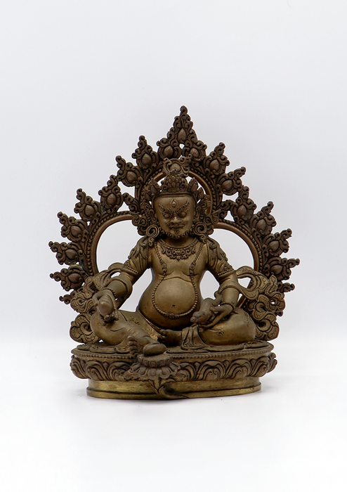 Masterarts  Kubera  God of Wealth Bronze   Statue 7"H